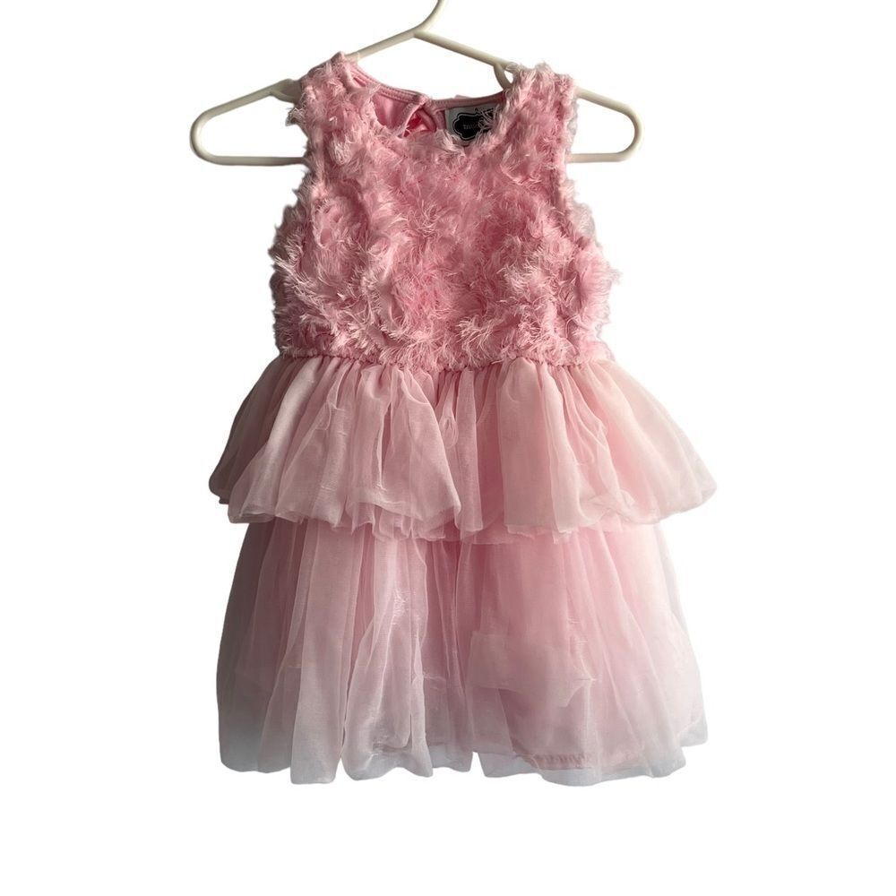 MudPie Pink Ruffle Tutu Dress